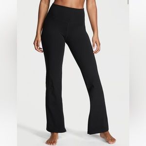NWT Victoria’s Secret Black Flare Cotton Yoga Pants